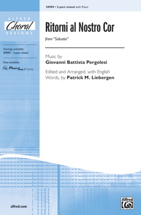 Pergolesi,G Ritorni Al Nostro Cor 3pt Mxd  Mixed voices