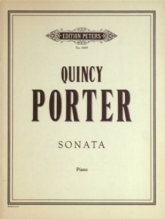 Porter, Q. Sonate fr Klavier, Klavierpartitur, Klavier, GH. Porter Sonate 2Ms