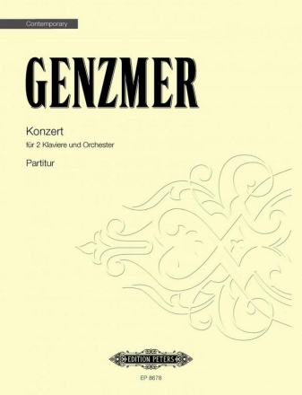 Genzmer, H. / Bea: Genzmer, H. Konzert f. 2 Klaviere..., Kl-Ausz., Klav. (3), Ge. Genzmer Konzert 2Klav Ka