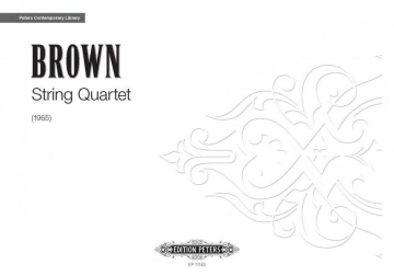 Brown, E. String Quartet, SP.(en) (, V. (2), VA., Geheftet String Quartet (SP)