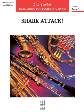 Les Taylor: Shark Attack! Big Band & Concert Band Score and Parts