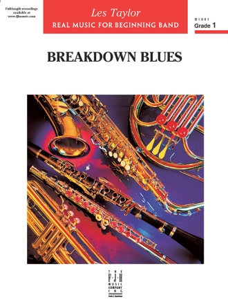 Les Taylor: Breakdown Blues Big Band & Concert Band Score and Parts