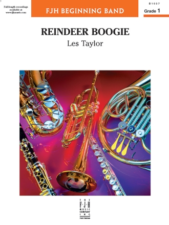 Les Taylor: Reindeer Boogie Big Band & Concert Band Score and Parts