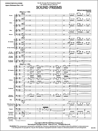 Brian Balmages: Sound Prisms Big Band & Concert Band Score and Parts