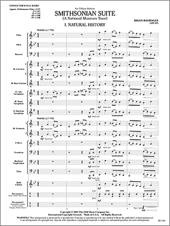 Brian Balmages: Smithsonian Suite Big Band & Concert Band Score and Parts