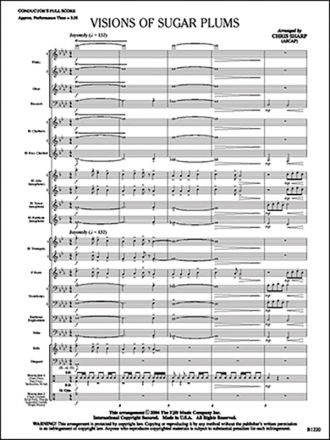 Various: Visions Of Sugar Plums Big Band & Concert Band Score and Parts