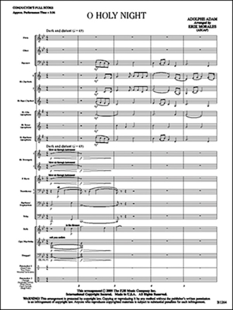 Adolphe Adam: O Holy Night Big Band & Concert Band Score and Parts