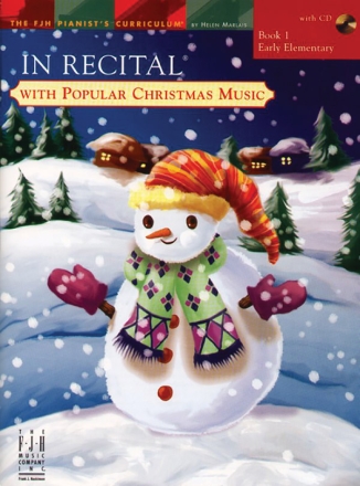 In Recital With Popular Christmas Music - Book 1 Piano Instrumental Album