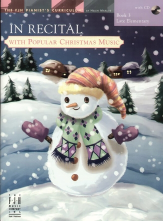 In Recital With Popular Christmas Music - Book 3 Piano Instrumental Album