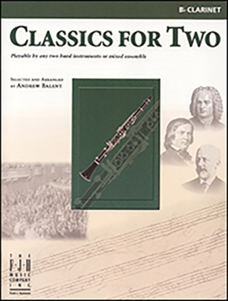 Classics For Two (Clarinet) Clarinet Instrumental Album