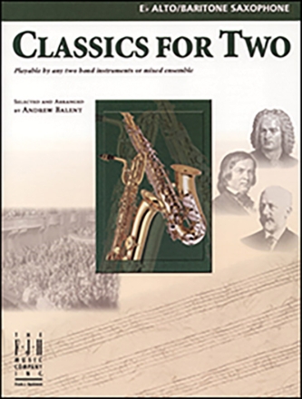 Classics For Two (E Flat Saxophone) Saxophone Instrumental Album