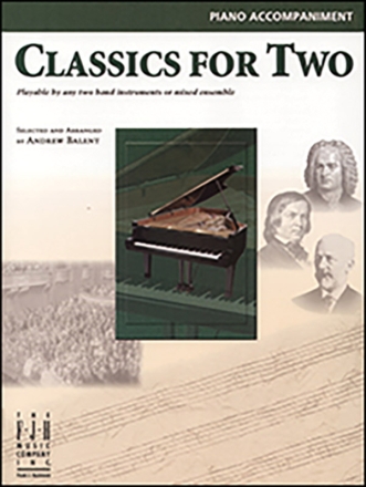 Classics For Two (Piano Accompaniment) Piano Accompaniment Instrumental Album