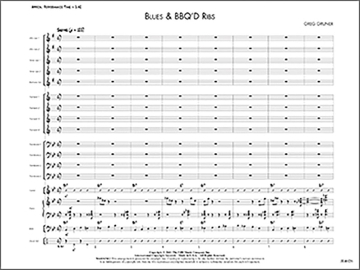 Greg Gruner: Blues & Bbq'D Ribs Ensemble Score and Parts