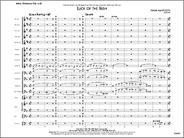 Frank Mantooth: Luck Of The Irish Ensemble Score and Parts