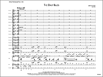 Bryan Kidd: Daily Blues, The Ensemble Score and Parts