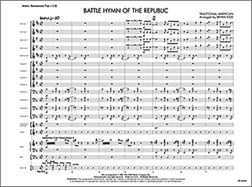 Traditional American: Battle Hymn Of The Republic Ensemble Score and Parts