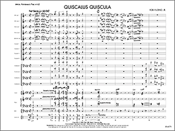 Rob Vuono  Jr.: Quiscalus Quiscula Ensemble Score and Parts