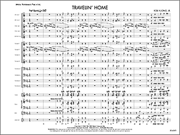 Rob Vuono, Jr.: Travelin' Home Ensemble Score and Parts