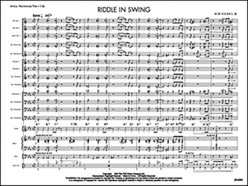 Rob Vuono, Jr.: Riddle In Swing Ensemble Score and Parts