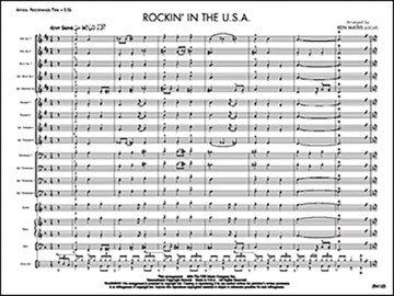 Rockin' In The U.S.A. Ensemble Score and Parts