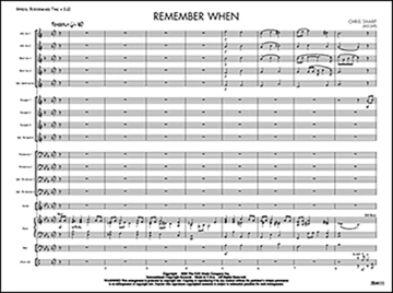 Chris Sharp: Remember When Ensemble Score and Parts