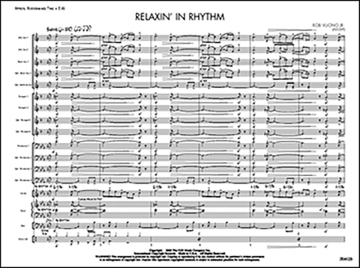 Rob Vuono, Jr.: Relaxin' In Rhythm Ensemble Score and Parts