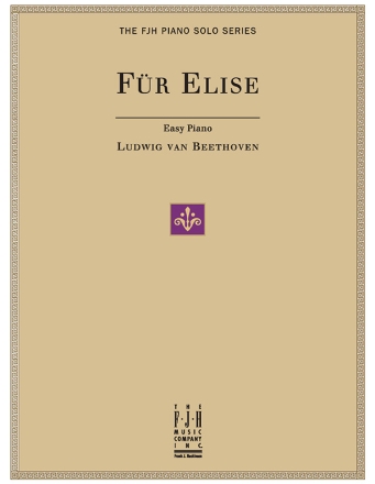 Ludwig Van Beethoven: Fur Elise (Easy Piano) Piano Single Sheet