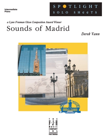 Derek Vann Sounds Of Madrid Spotlight Solo Piano Sheet