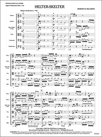 Robert D. Mccashin: Helter-Skelter String Instruments Score and Parts