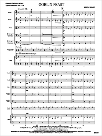 Sharp Keith Goblin Feast String Orchestra Score