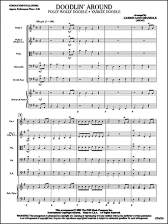 Various: Doodlin' Around String Ensemble Score and Parts