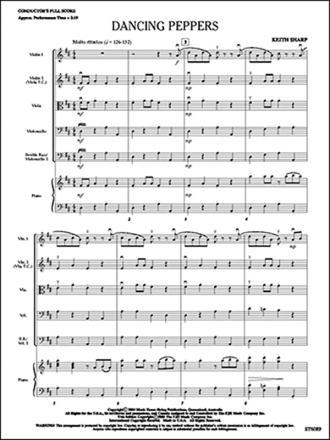 Keith Sharp: Dancing Peppers String Ensemble Score and Parts