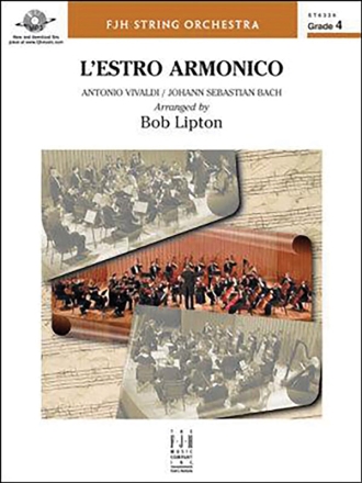 Vivaldi Antonio & Bach Js L'Estro Armonico (Lipton) Str Orch Sc/Pts String Orchestra