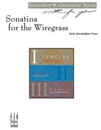 Elizabeth W. Greenleaf: Sonatina For The Wiregrass Piano Instrumental Album