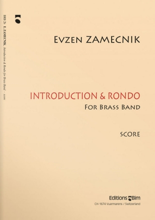 Evzen Zamecnk, Introduction and Rondo Brass Band Partitur