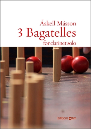 Askell Masson, 3 Bagatelles Klarinette Buch