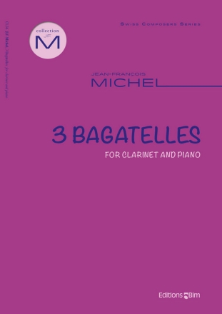 Jean-Franois Michel, 3 Bagatelles Klarinette und Klavier Buch