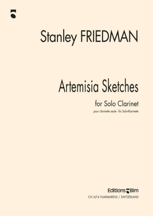 Stanley Friedman, Artemisia Sketches Klarinette Buch