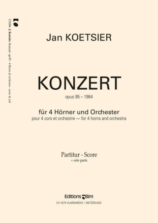 Jan Koetsier, Konzert 4 Horns and Orchestra Partitur