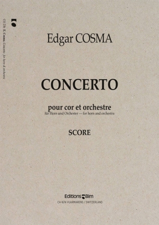 Edgar Cosma, Concerto Horn and Orchestra Partitur