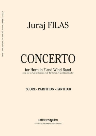 Juraj Filas, Concerto Horn and Symphonic Wind Band Partitur