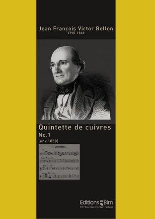 Jean Bellon, Quintette de Cuivres No. 1 Blechblserquintett Partitur + Stimmen