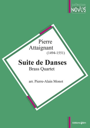 Pierre Attaingnant, Suite De Danses Blechblserquartett Stimmensatz