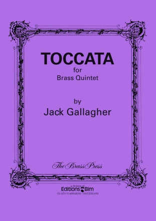 Jack Gallagher, Toccata Blechblserquintett Stimmensatz