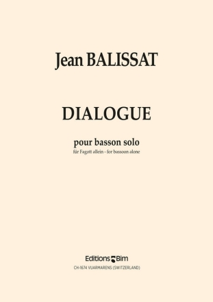 Jean Balissat, Dialogue Fagott Buch