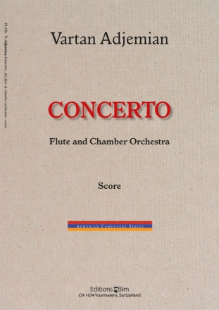 Vartan Adjemian, Concerto Flute and Chamber Orchestra Partitur