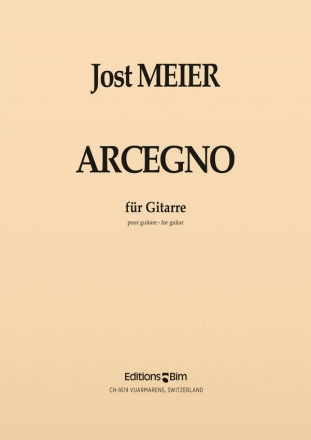 Jost Meier, Arcegno Gitarre Buch