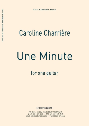 Caroline Charrire, Une Minute Gitarre Buch