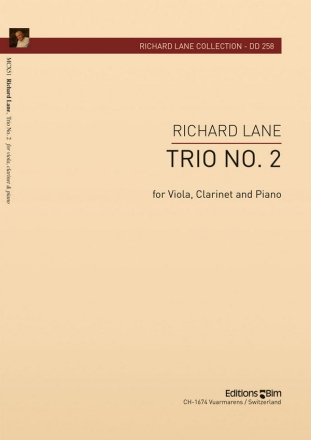 Richard Lane, Trio N 2 Viola, Clarinet In Bb and Piano Stimmensatz