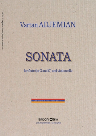 Vartan Adjemian, Sonata Flute and Cello Stimmensatz